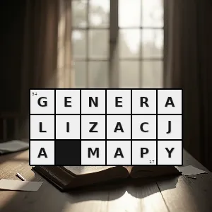 Hasło krzyżówkowe w kartografii proces zmniejszania szczegółowości mapy podczas prac redakcyjnych związanych ze zmniejszaniem skali mapy - generalizacja mapy – rozwiązanie, synonimy, podpowiedzi i definicje krzyżówkowe